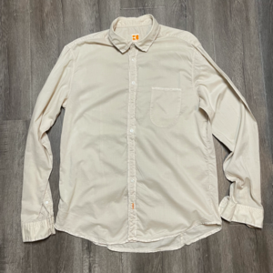 Beige “Boss Orange” Button Down